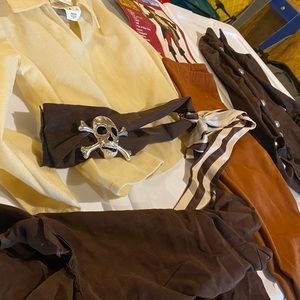 Kids Pirate Costume - size Medium (8)